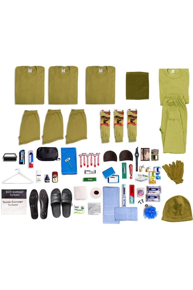 3-Piece Winter All-Inclusive Paid Military Set - Paid Military Equipment - Military Underwear - Wadding
