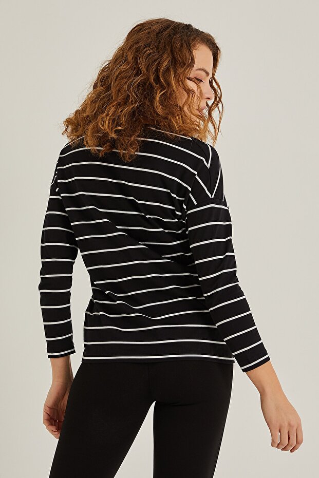 Ριγέ μπλούζα - 4