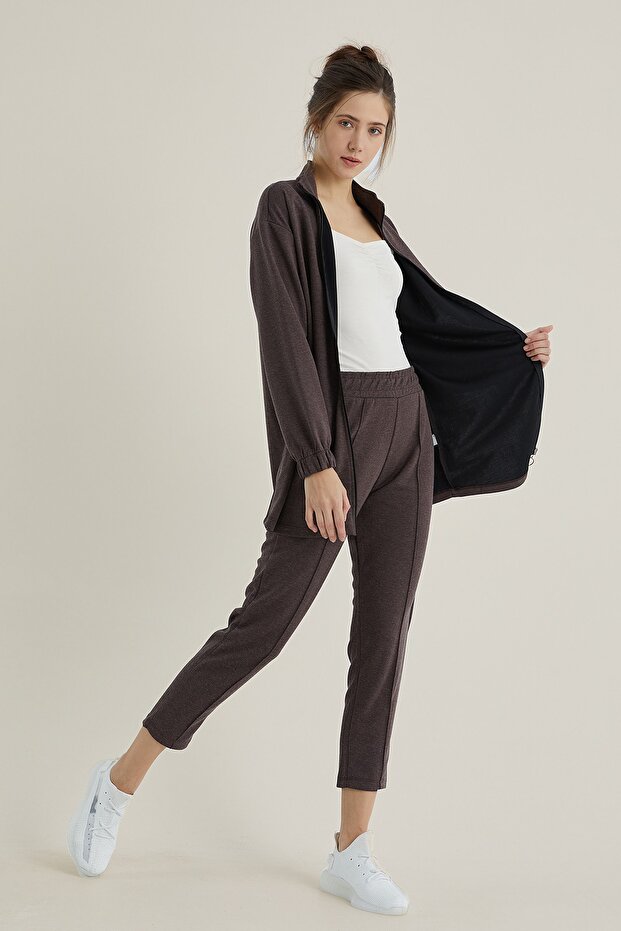 Oversize mikina na zip - 5