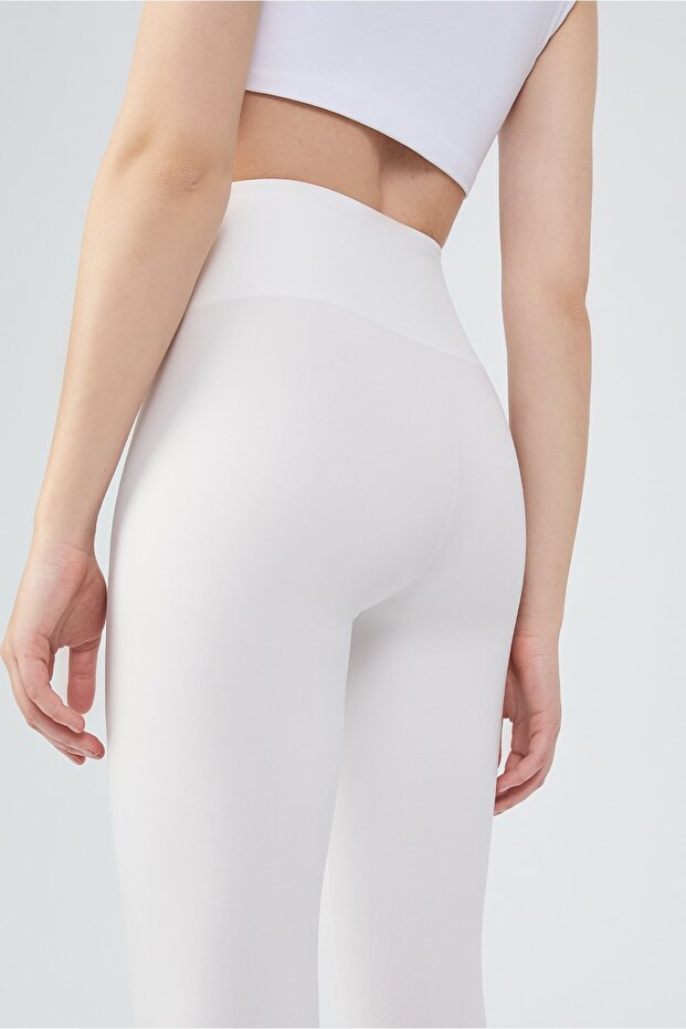 Push Up High Waist Lift Leggings White