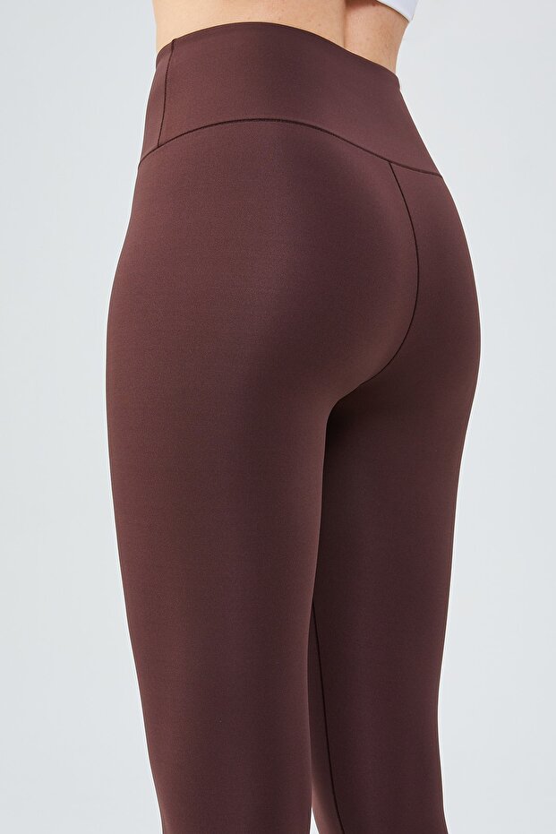 Push Up High Waist Lift Leggings Brown