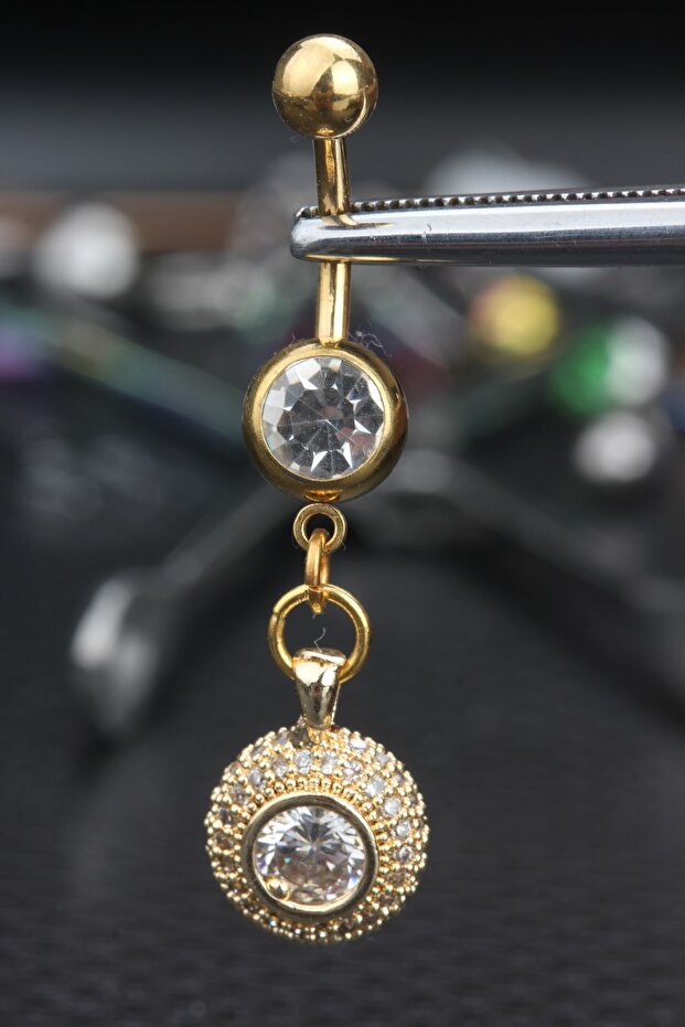 Cerrahi Çelik Göbek Piercing - 1