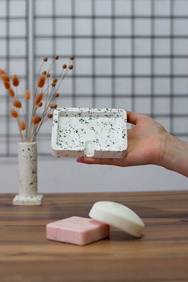 BATHROOM SQUARE SOLID SOAP DISPENSER - 2