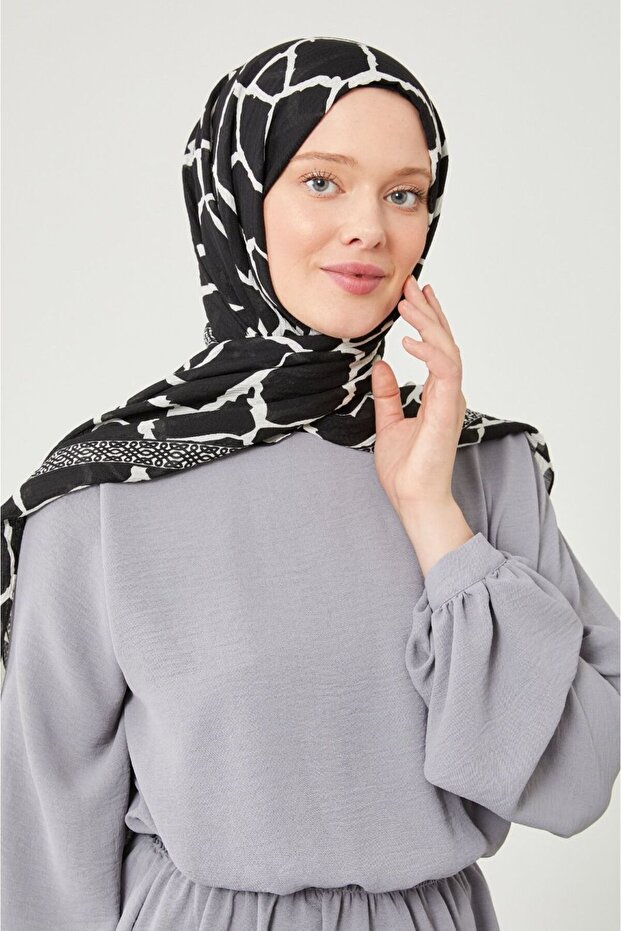 شال الجاز منقوش - 1