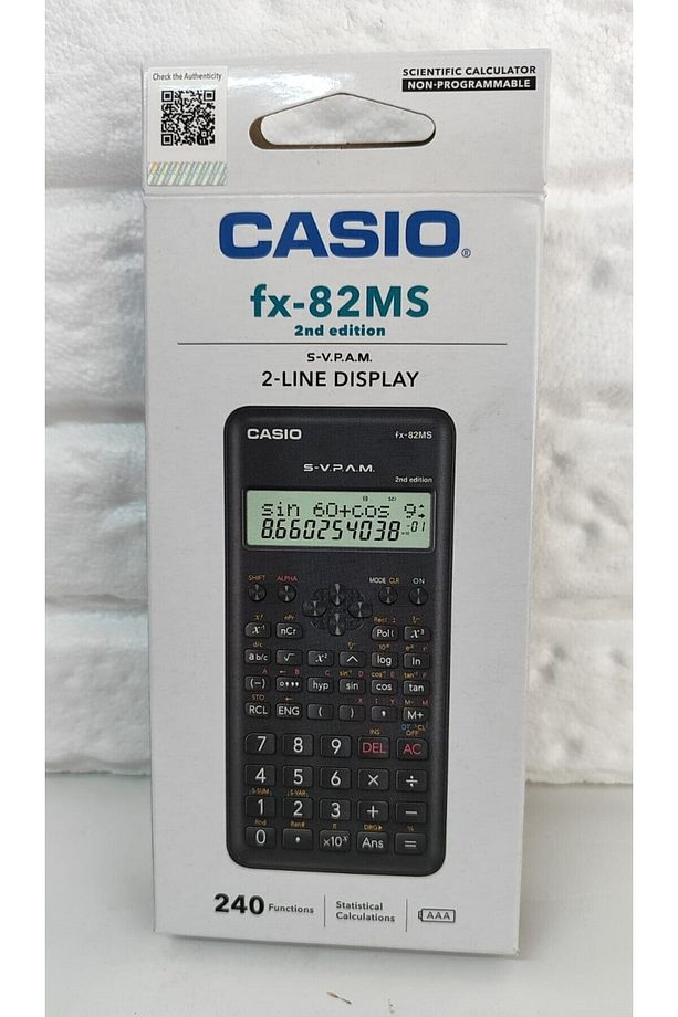 Fx-82ms W2- 2. Versiyon Bilimsel Fonksiyonlu Hesap Makinesi 240 Fonksiyonlu - 1