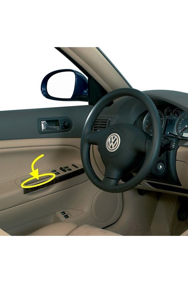 Vw Passat B5.5 2001-05 Sol Ön Kapı Iç Tutamak Parçası Siyah 3b0867175a - 1
