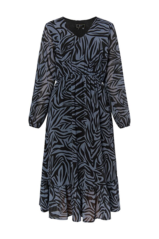 Cleid mit Zebra-Print - 4