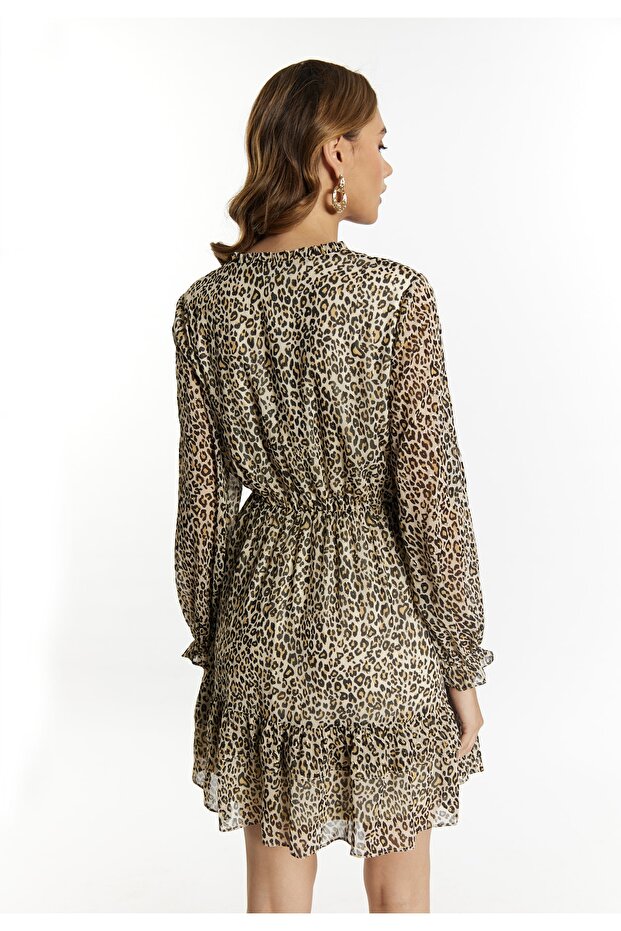 Minikleid s Leoprintem - 4