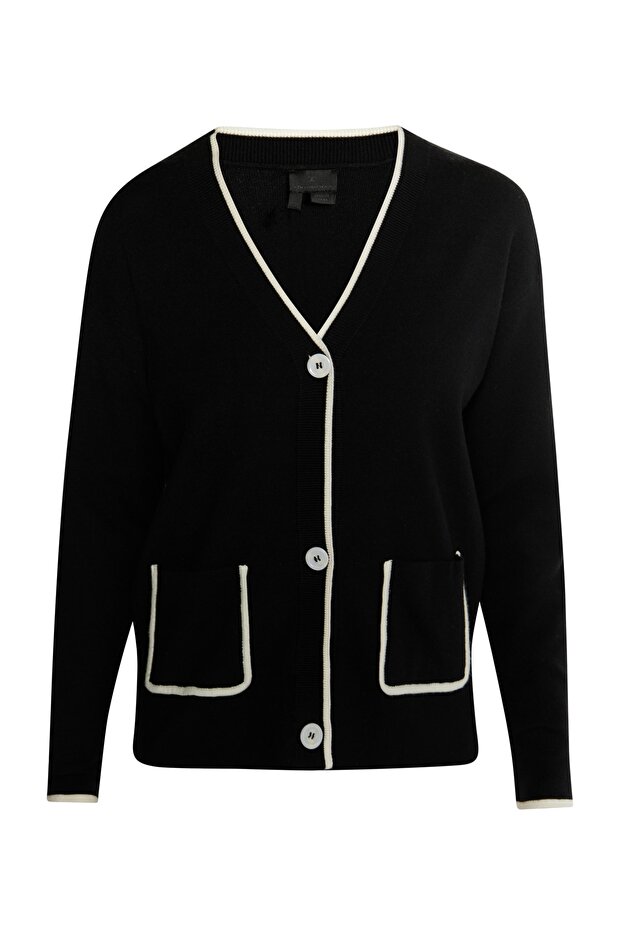 Klasik Strickjacke acalmar - 1