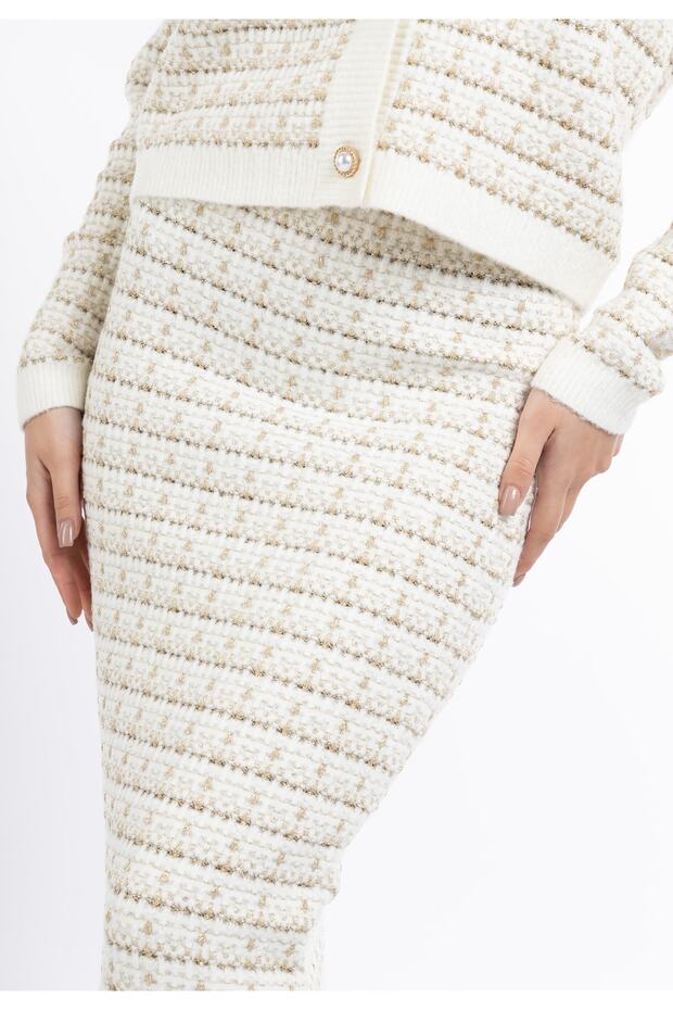 Pletená sukně - 4
