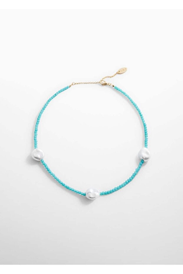 İnci boncuklu kolye - 3