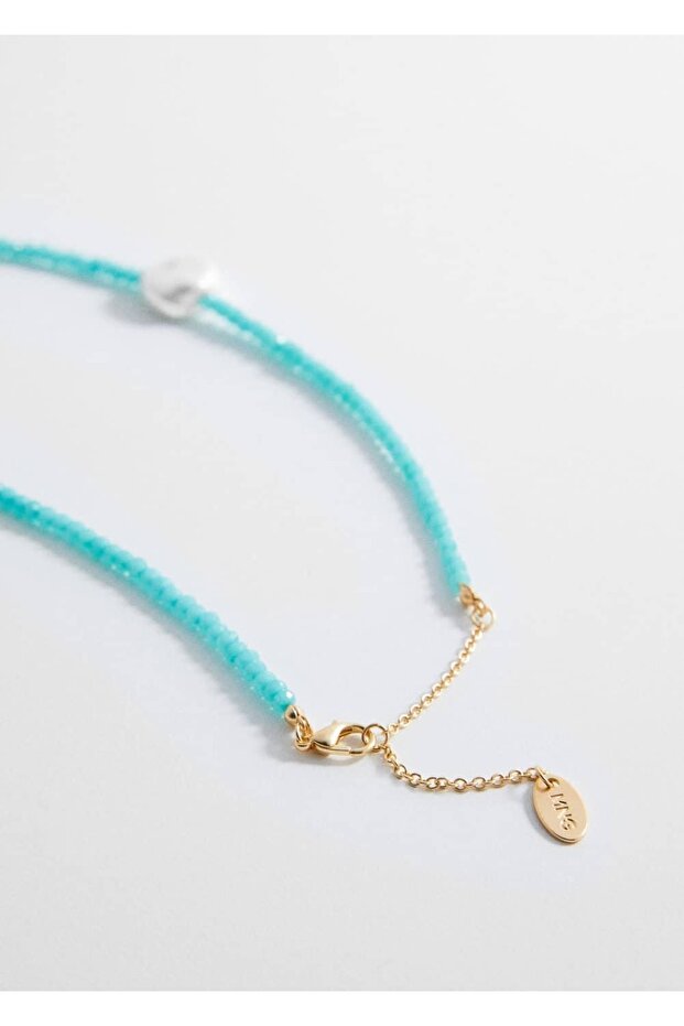 İnci boncuklu kolye - 4