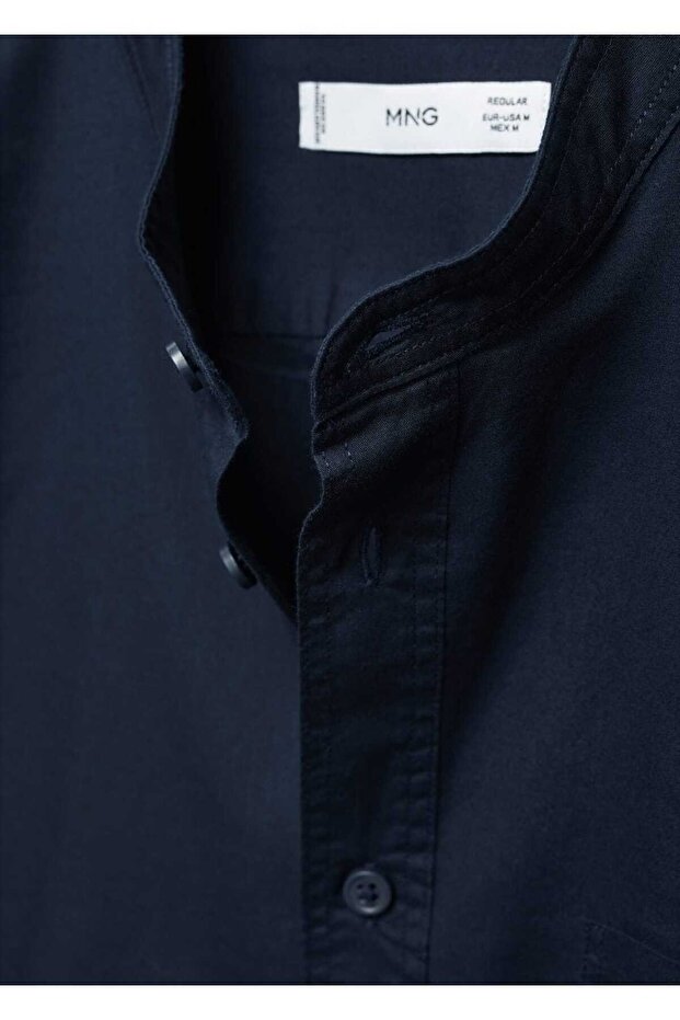 %100 pamuklu hakim yaka gömlek - 7