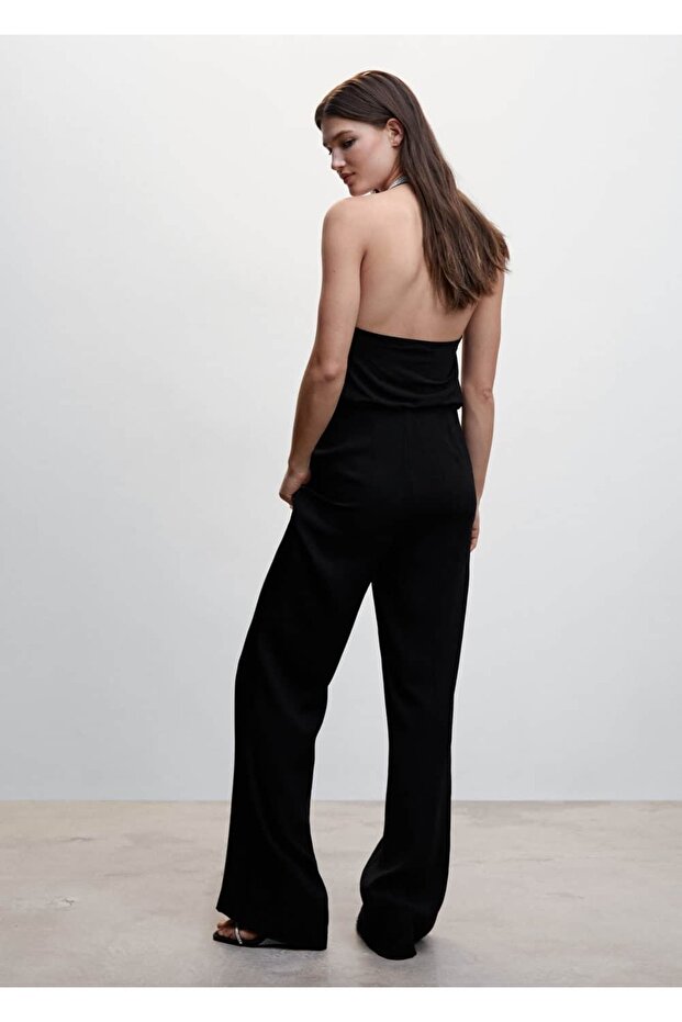 Drape Yaka Taşlı Bluz - 4