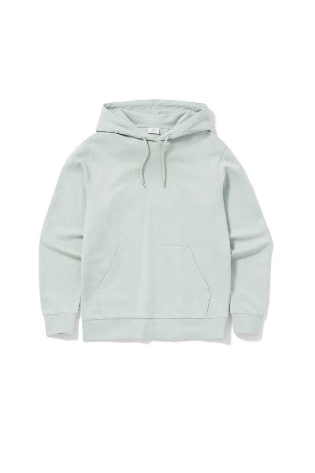 Kapüşonlu Basic Hafif Sweatshirt - 8