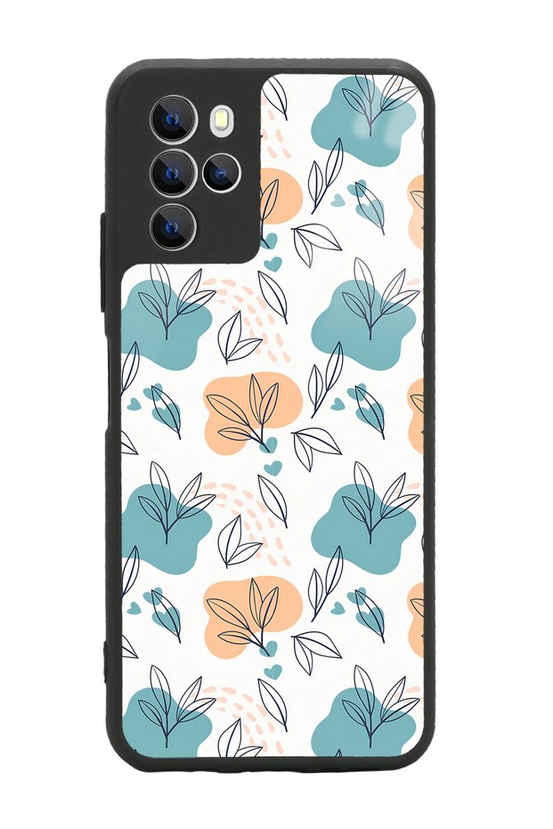 Omix X700 Glossy Phone Case with Tiny Leaves Design