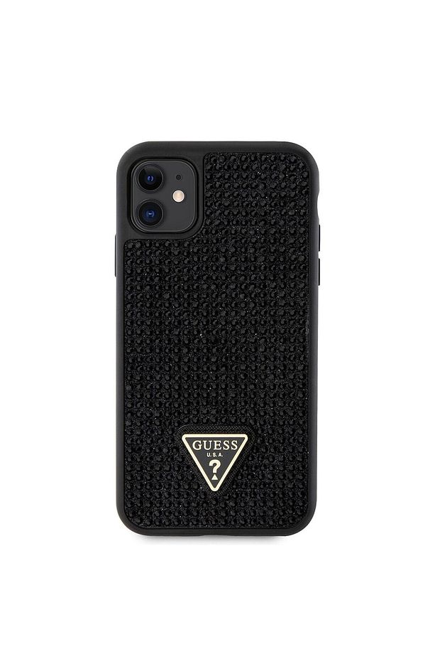 iPhone 11 Uyumlu Kılıf GUESS Taş İşlemeli Tasarım Kapak - 2