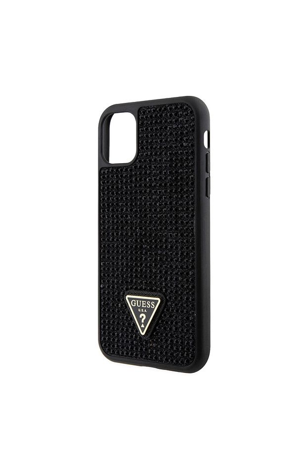 iPhone 11 Uyumlu Kılıf GUESS Taş İşlemeli Tasarım Kapak - 4