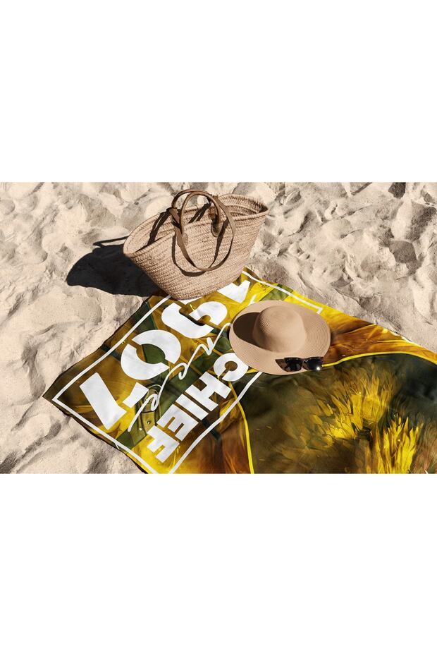 Mikrofiber Teknolojisi Ile Üretilen Hafif ve Kum Tutmayan Plaj Havlusu – 75x130 - 7