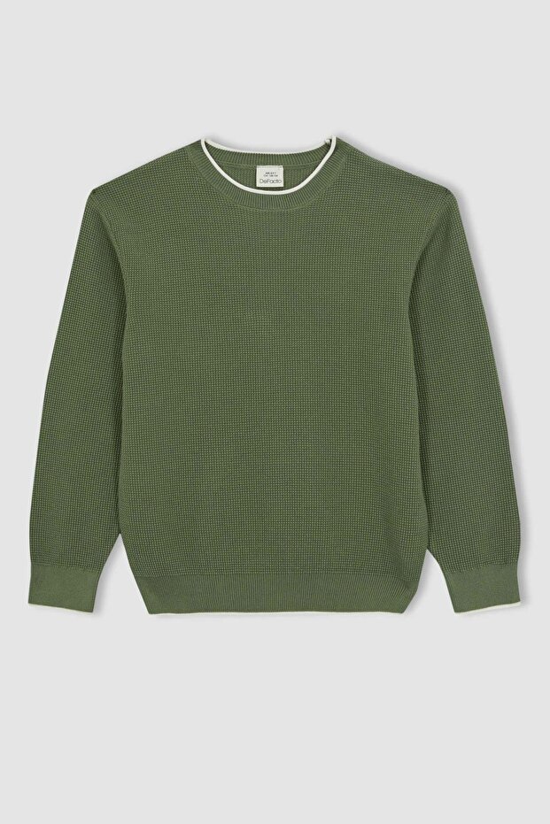 Erkek Çocuk Bisiklet Yaka Triko Kazak U8991a623wn - 6