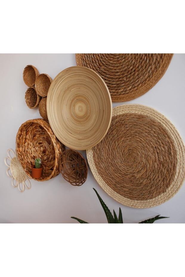 Hasır Duvar Tabak 10’lu Set - 3