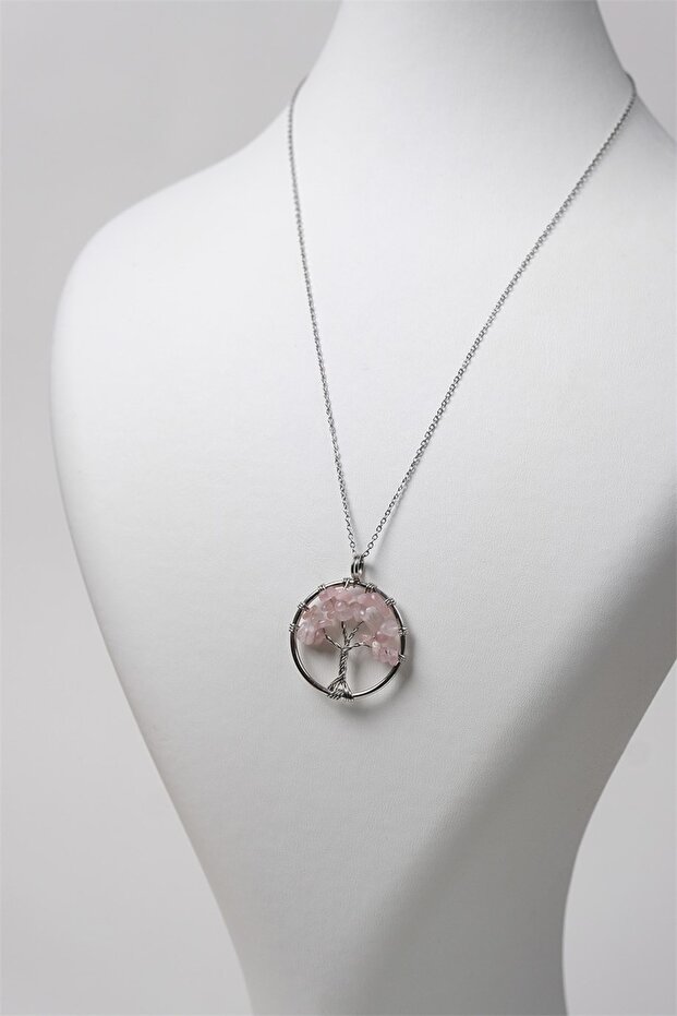 Certified Tree of Life Natural Stone Necklace