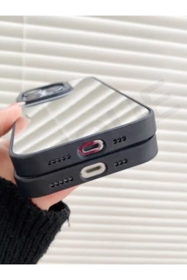 حافظة آيفون 7PLUS 8PLUS المتوافقة مع كاميرا السطح المحمية من الصدمات (12 مظهر) مع مرآة مكياج - 4