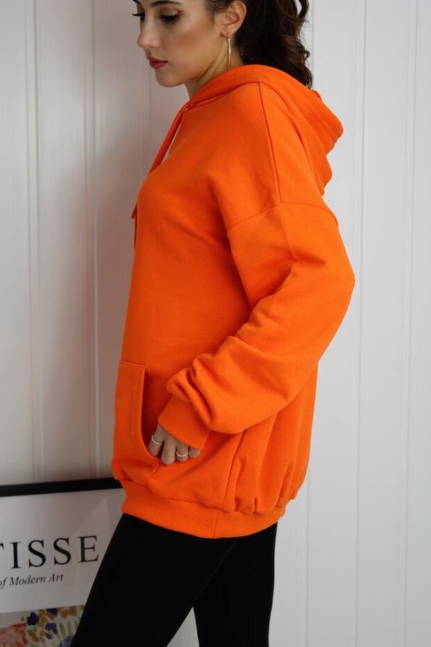 Turuncu Sweat - 3