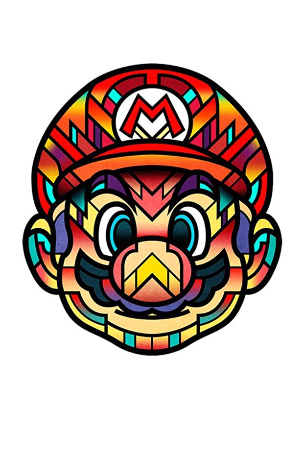 Maryo Colorful Car, Motorcycle, Helmet, Laptop, Glass Sticker 14X12 cm