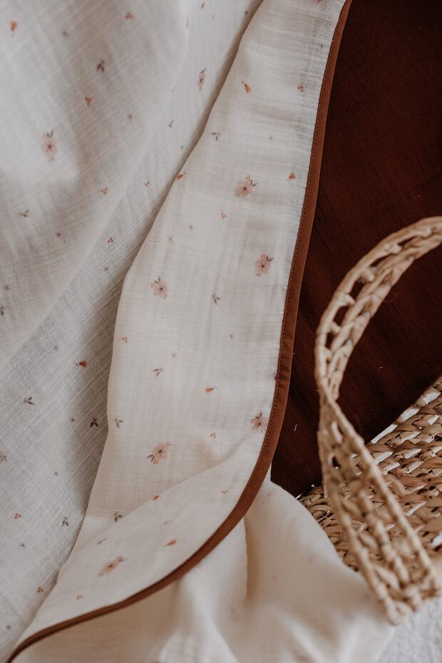 Müslin Örtü | Tiny Boho Florals - 6