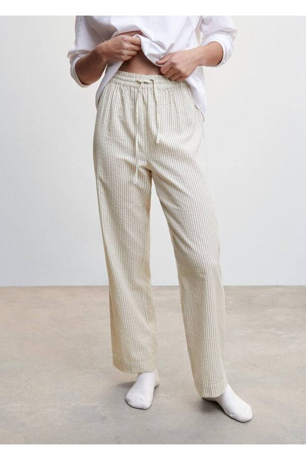 Pamuklu pijama takımı - 7