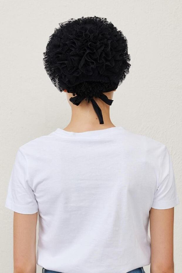 Topuzlu Bone Siyah - 4