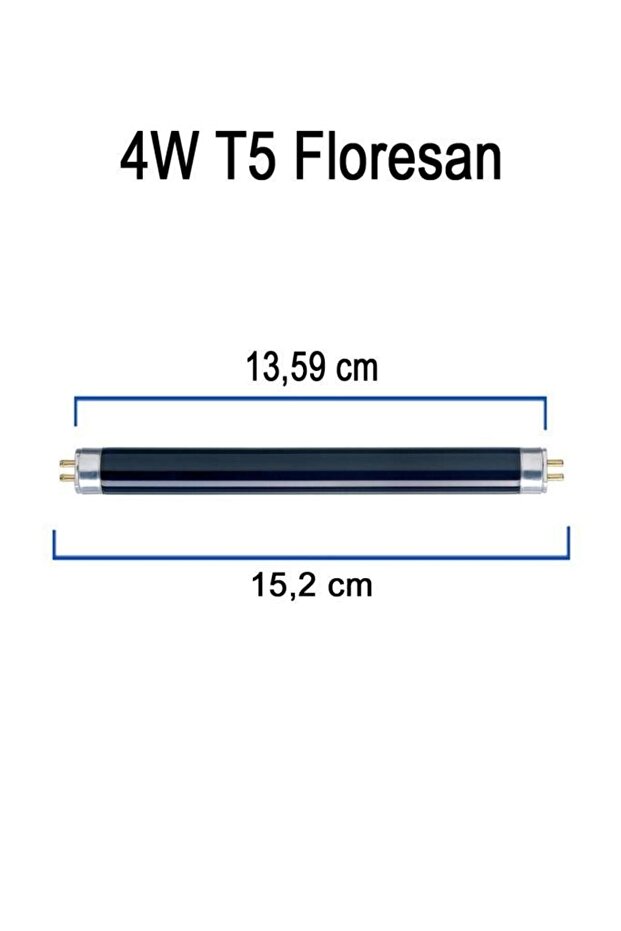 4W T5 BLB Floresan Ampul Mor Işık 13,6 cm- Para Makinesi Lambası - 2