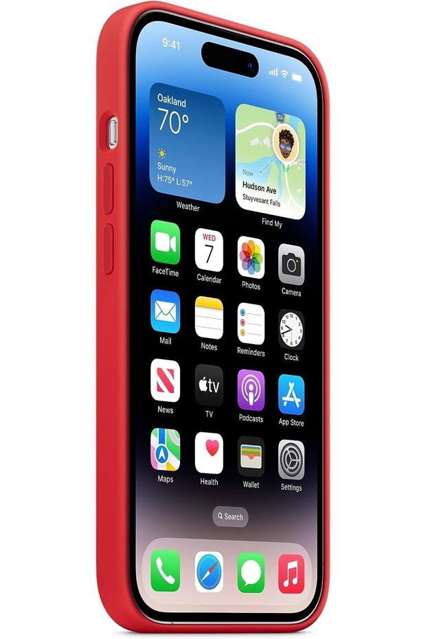 Silicone Case with Magsafe for iPhone 14 Pro Max - (Product) Red Mod - 6