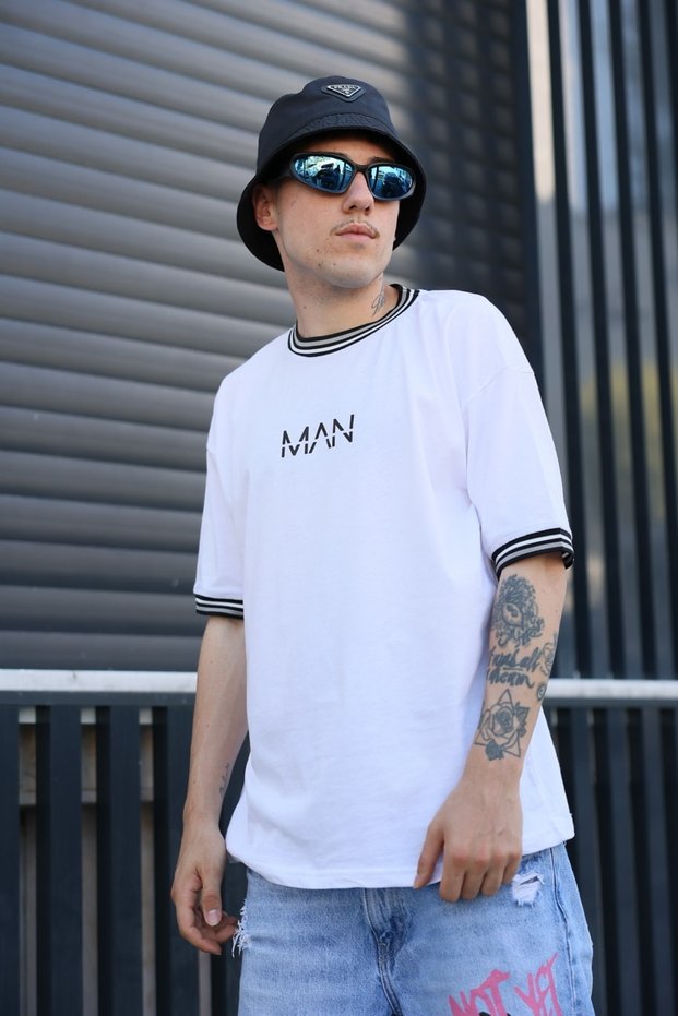 Unisex New Season Oversize Printed Detailed Summer T-shirt