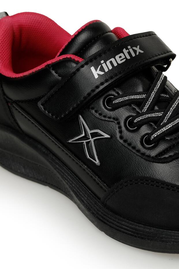 SANDIA 3PR Siyah Kız Çocuk Spor Ayakkabı - 7