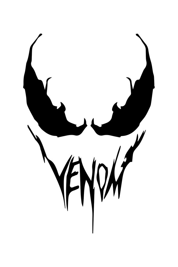 Venom Face - 16X12 cm Car, Motorcycle, Helmet, Laptop and Glass Sticker
