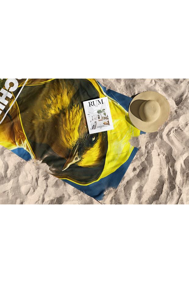 Mikrofiber Teknolojisi Ile Üretilen Hafif ve Kum Tutmayan Plaj Havlusu – 75x130 - 6