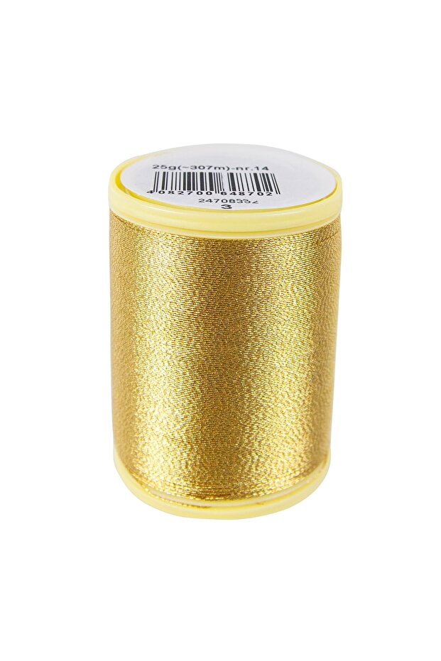 Anchor Anchor 03No Hand Glitter 25 Grams Large Spool - Hand Embroidery Thread Metallic Number 3 Gold