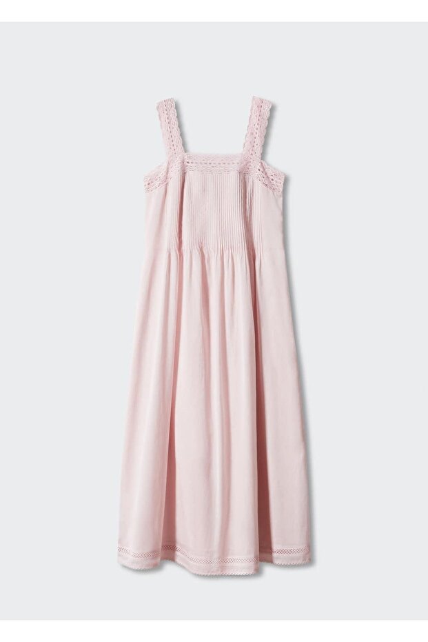 Işleme Detaylı Elbise - 3