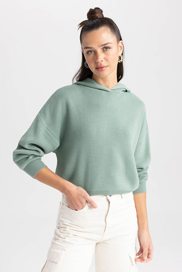 Oversize Fit Hooded Sweater R1700az23au