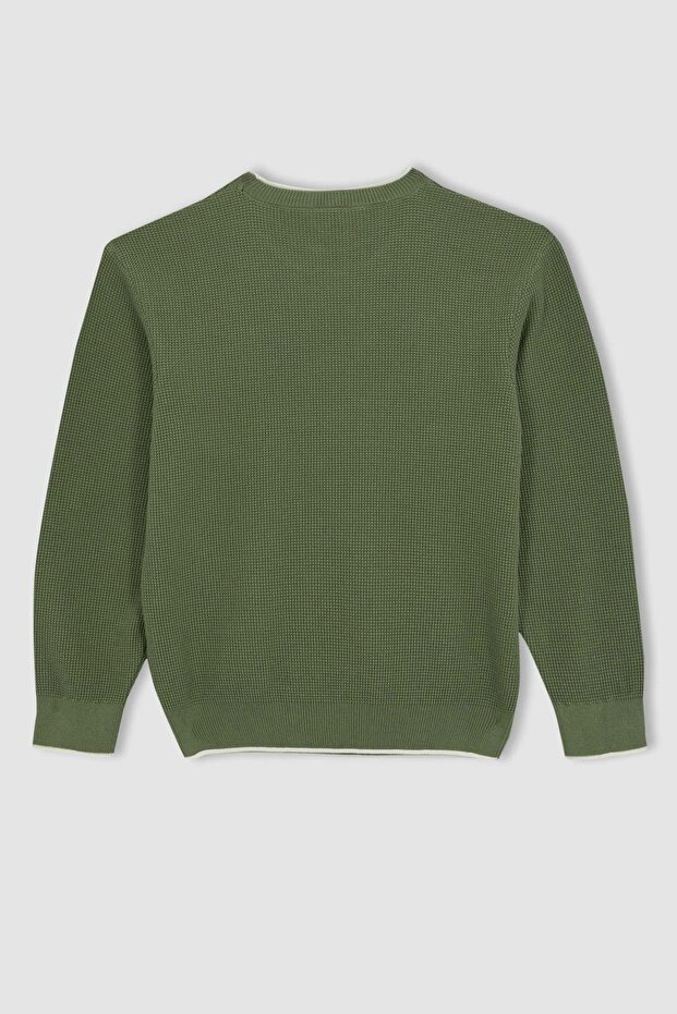 Erkek Çocuk Bisiklet Yaka Triko Kazak U8991a623wn - 8