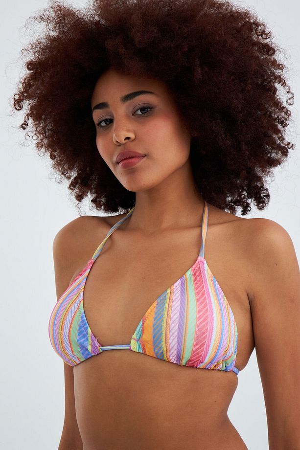 Trıangle S20012 Gökkuşağı bikini üst - 3