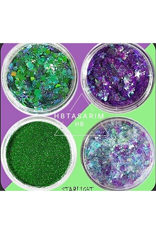 Glitter Gel Eyeshadow 4-Piece Set