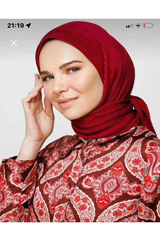 Eșarfă plisată - 5