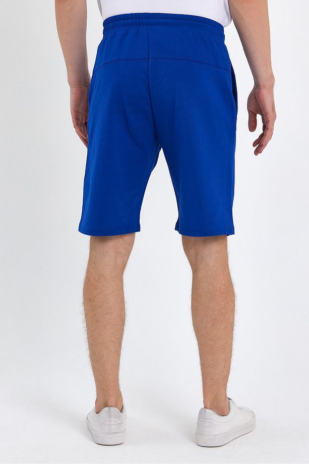 Erkek Saks Standart Fit Normal Kesim Casual Örme Şort - 7