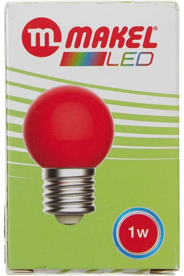 Led Işıklı Gece Lambası 1 W Kırmızı (2 ADET) - 3