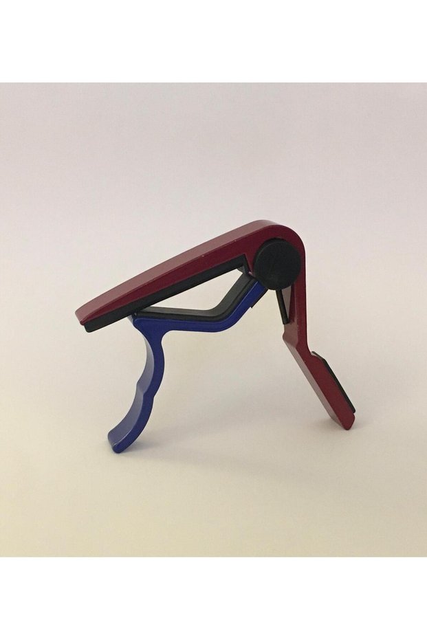Erga Music Metal Capo (CLAMP) For Guitar And Baglama - Burgundy Blue Capo Erga Fan Capo