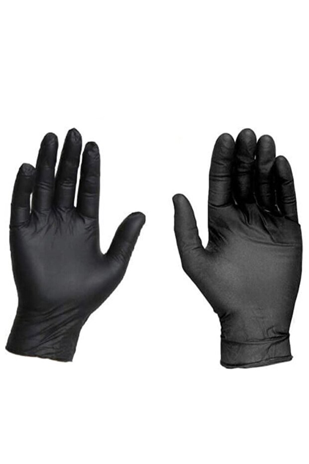 Nitrile Black Powder-Free Gloves Small Pack of 100