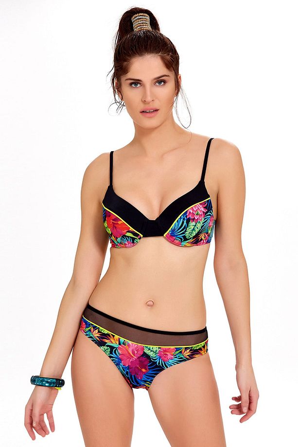 Kadın Desenli Kaplı Bikini Takımı - 2